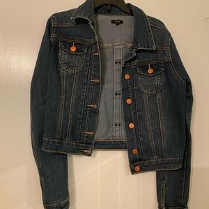 Dark wash denim/jean jacket